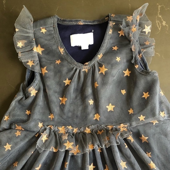 BCBG Girls Tulle Sparkle Star Dress size 2T - Picture 2 of 8